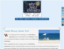 Tablet Screenshot of gentlebreezeapartments.com